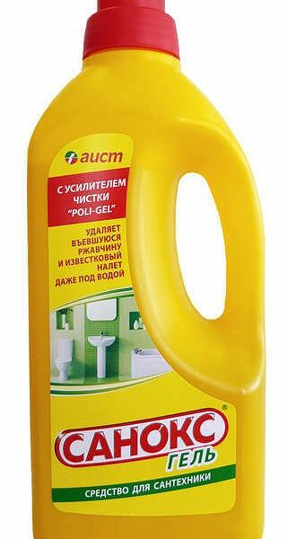 Чистящий гель для сантехники Санокс 1.1 л