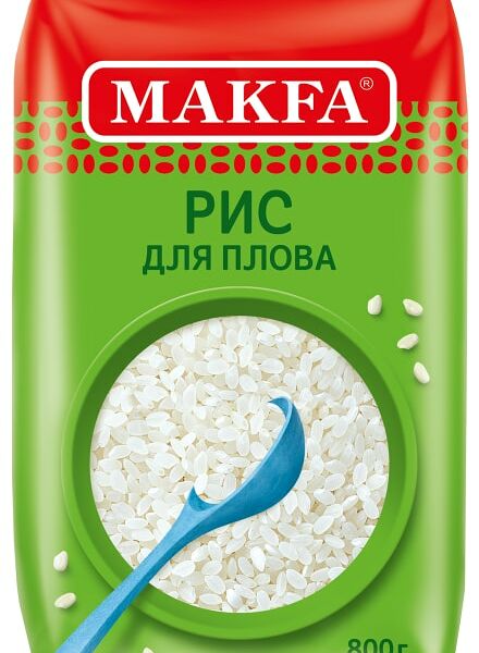 Рис Makfa шлифованный для плова 800г