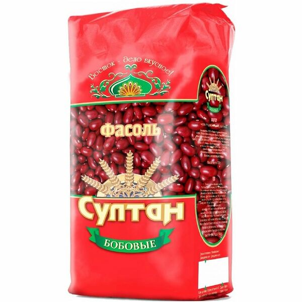 Фасоль Султан красная 1-го класса, 650г