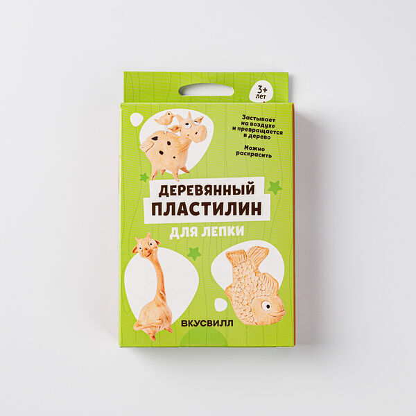 Деревянный пластилин для творчества