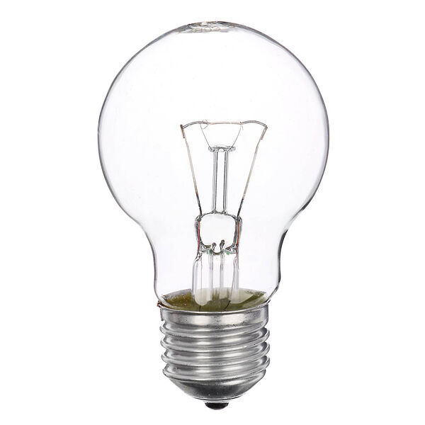 Лампа накаливания Camelion с прозрачной колбой, 60 Вт E27 груша гофра