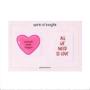 Объемные стикеры Spirit of Insight Про любовь 1шт 