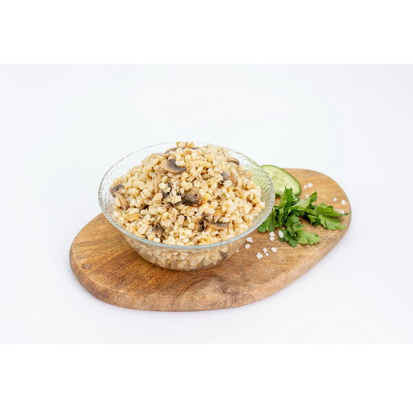 Каша перловая с шампиньонами