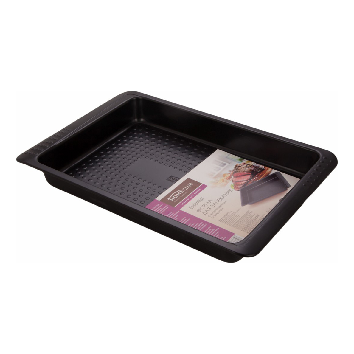 

Форма для выпечки HomeClub Essential прямоугольная 39.5×25.7×4.5 см