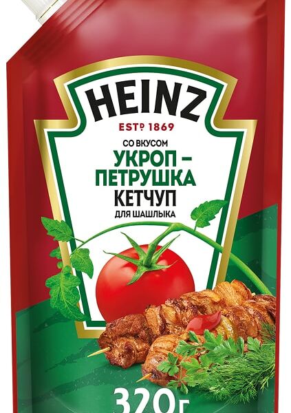 Кетчуп Heinz Укроп-петрушка для шашлыка 320г