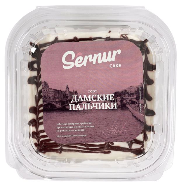 

Торт заварной Sernur cake Дамские пальчики с кремом 400 г