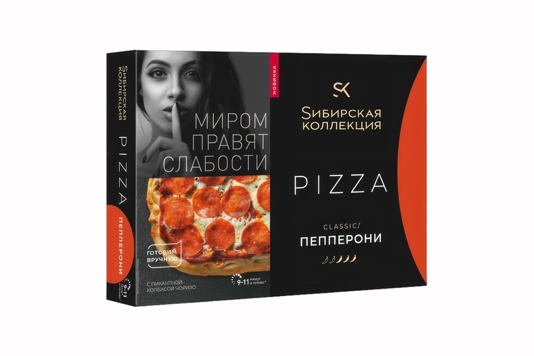 

Пицца Сибирская коллекция Пепперони 365 г дизайн упаковки в ассортименте