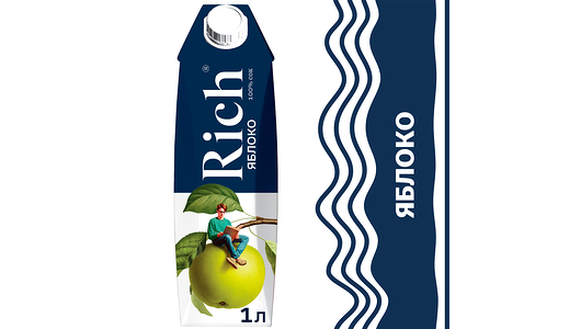 Сок Rich Яблоко 1л