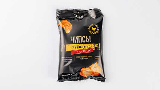 Чипсы куриные с перцем ВкусВилл, 25г