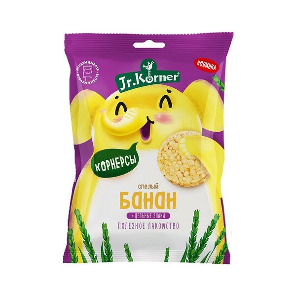 Хлебцы хрустящие Рисовые мини хлебцы с бананом т.м. 