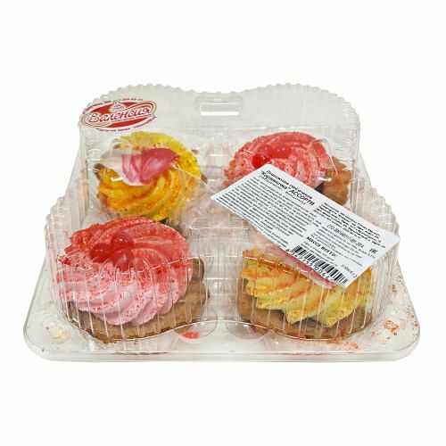 Валенсия Пирожное корзиночка абрикос виш