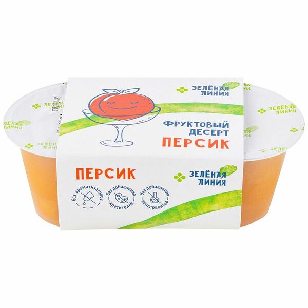Десерт Персик Зелёная Линия, 200г