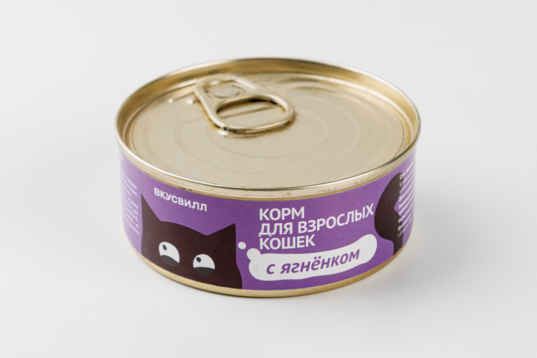 

Корм для кошек ВкусВилл Ягненок 100 г