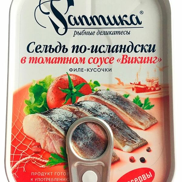 Сельдь Раптика По-исландски в соусе Викинг