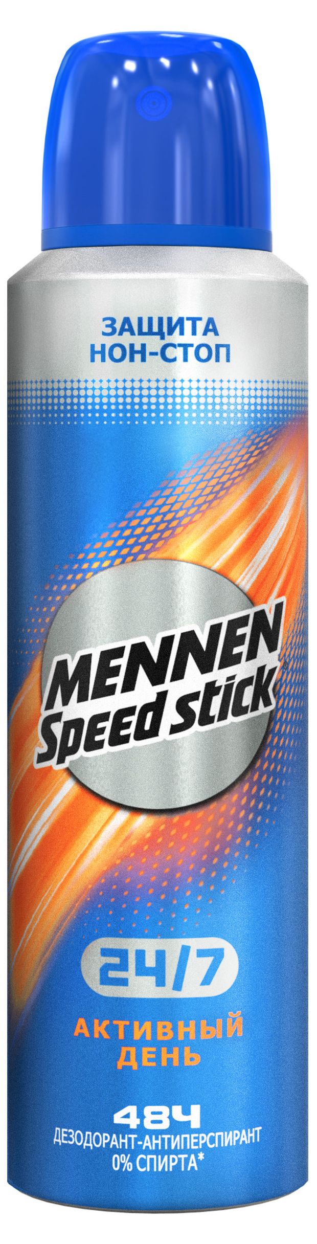 

Антиперспирант-спрей мужской Mennen Speed Stick 24/7 Активный день 150 мл