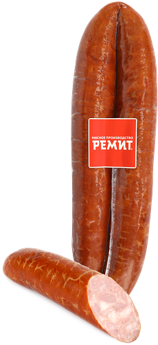 Колбаса полукопченая Ремит Домашняя, весовая