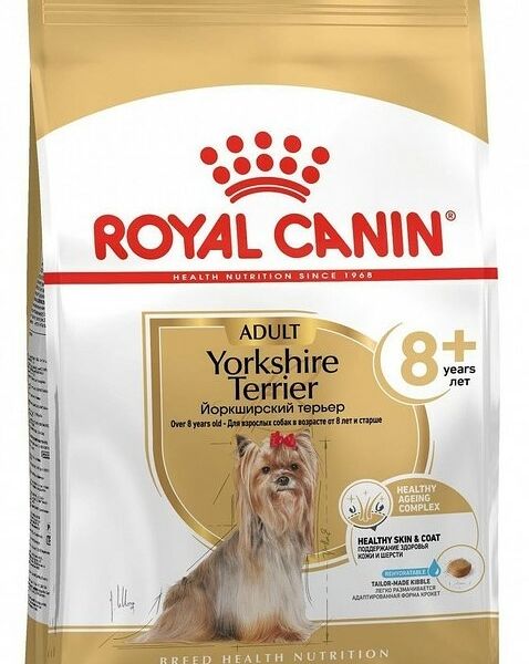 Royal Canin Yorkshire Terrier Adult 8+ для собак породы йоркширский терьер старше 8 лет Курица