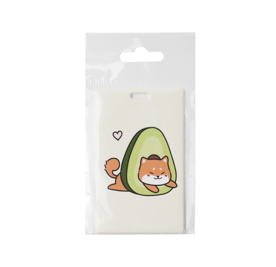 

Держатель для карт iLikeGift Аниме Shiba inu avocado (6,5 х 10,4 см)
