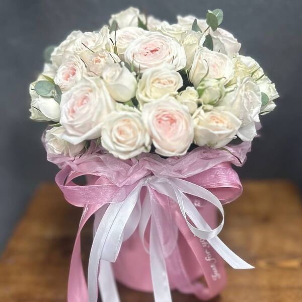 Коробочка нежных роз