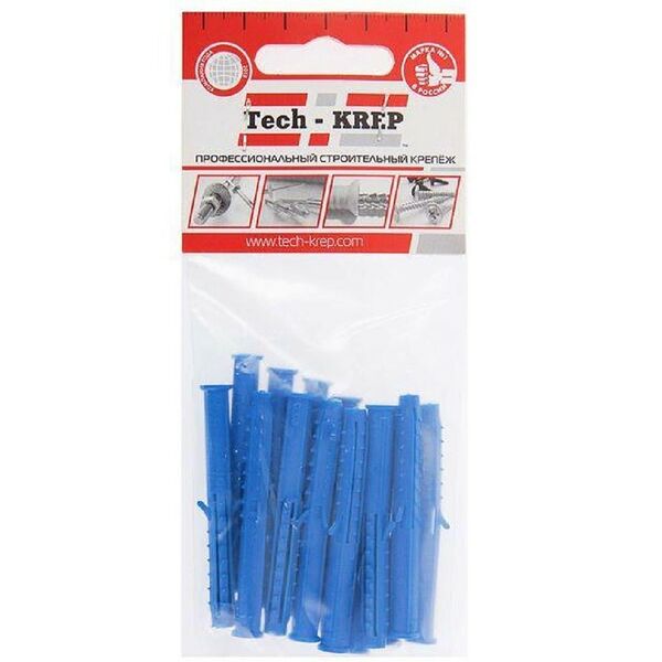 Дюбель распорный шипы+усы ЧАПАЙ 6х60мм полипропилен 14шт