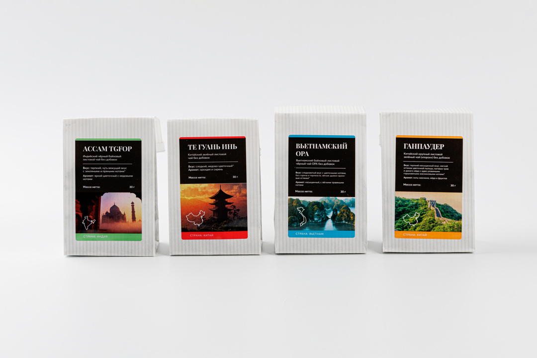 

Чайный набор подарочный Тур де чай, 120г