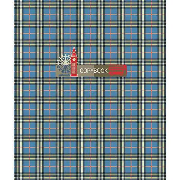 Тетрадь для записей 48л линейка скоба А5 Шотландка 20с365.1