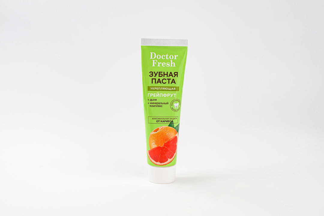 

Паста зубная Doctor Fresh Укрепляющая Грейпфрут дыня 75 мл