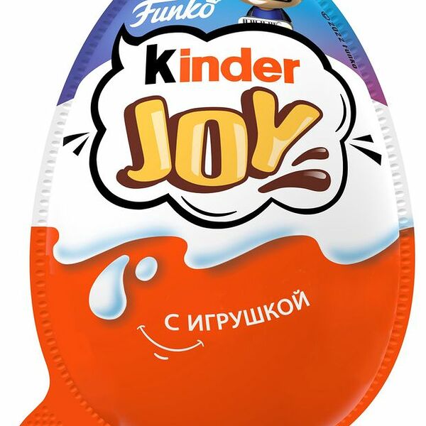 Яйцо Kinder Joy funko из молочного шоколада с игрушкой в ассортименте 20 г