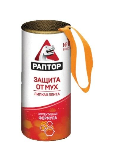 Лента липкая от мух в гофрокоробе Раптор