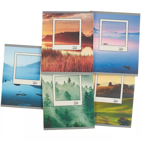 Тетрадь SEVENTEEN Безмятежность А5, 48 листов, в клетку, на скрепке, в ассортименте