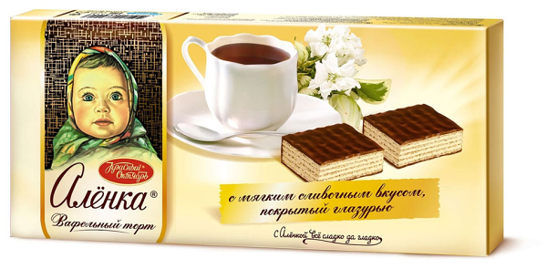 Торт вафельный Алёнка Красный Октябрь 250г
