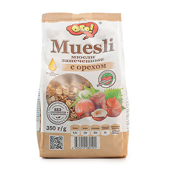 Мюсли запечённые Ого! с орехом