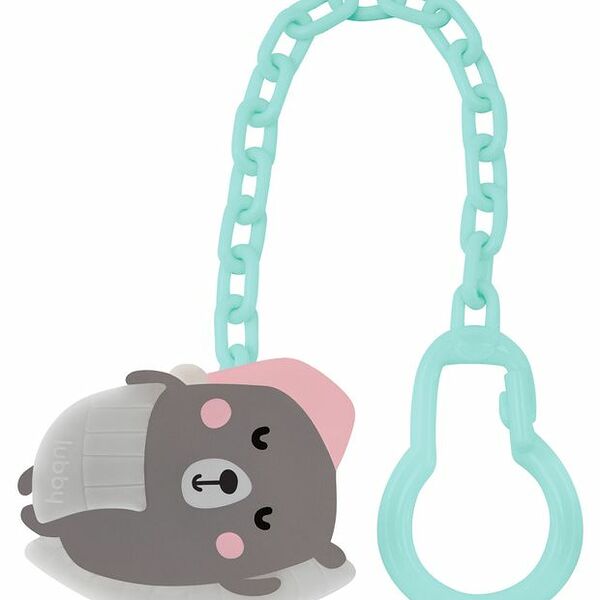 Клипса-держатель для пустышки Lubby Медведь арт. 28404