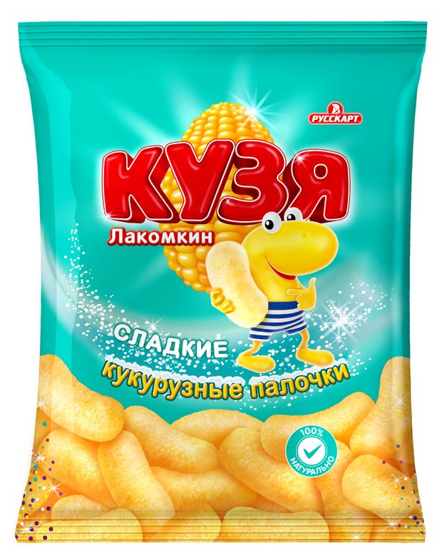 

Кукурузные палочки Кузя Лакомкин сладкие 100 г