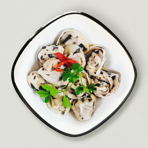 Пельмени готовые Белый бык черное ухо средняя порция