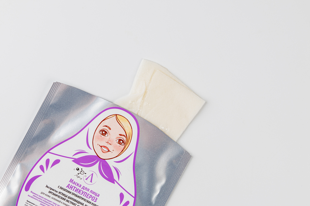 

Маска для лица тканевая "Антикупероз"