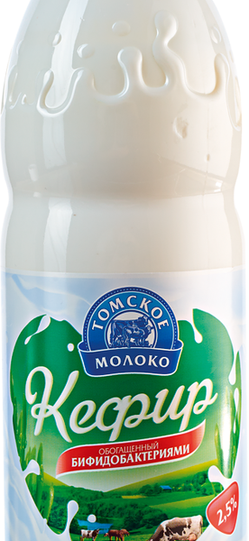 Кефир Томское молоко обогащенный бифидобактериями 2.5%