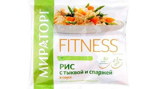 Смесь Мираторг Рис с тыквой и спаржей в соусе 400 г(Продукт замороженный)