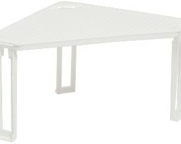 Подставка Violet Лофт угловая на пластиковых ножках белый