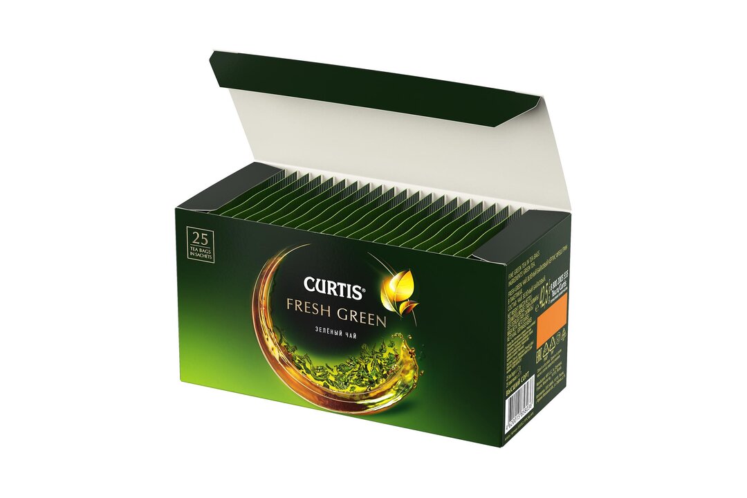 

Чай зеленый Curtis Fresh Green 25 шт. х 1.7 г