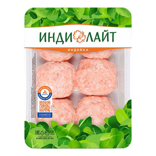 Тефтели Индилайт из индейки охлаждённые