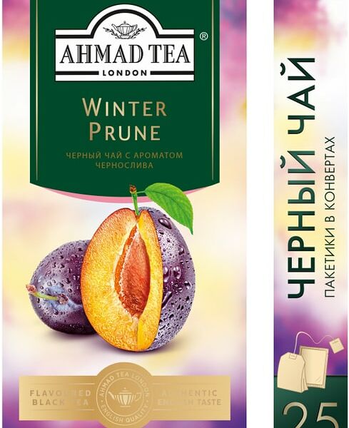 Чай черный Ahmad Tea Зимний чернослив 25*1.8г