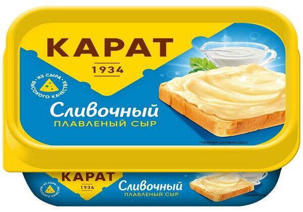 Сыр плавленый Карат сливочный 45%, 200 г