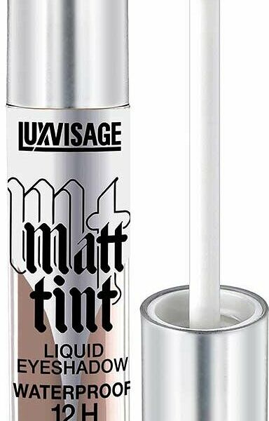 Тени для век жидкие матовые Luxvisage 108 Темно-серый 3 г