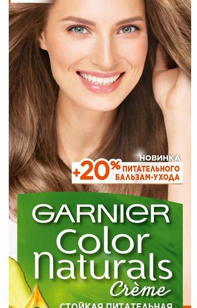Garnier Стойкая питательная крем-краска для волос Color Naturals, оттенок 7.132 Натуральный русый