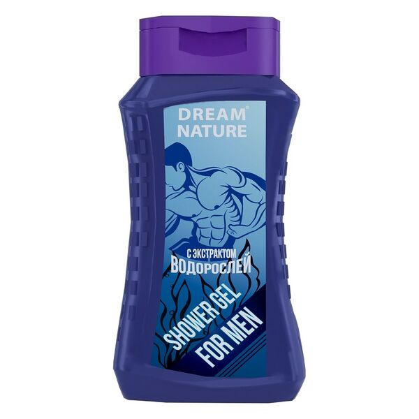 Гель для душа Dream Nature для мужчин с экстрактом водорослей, 250 мл