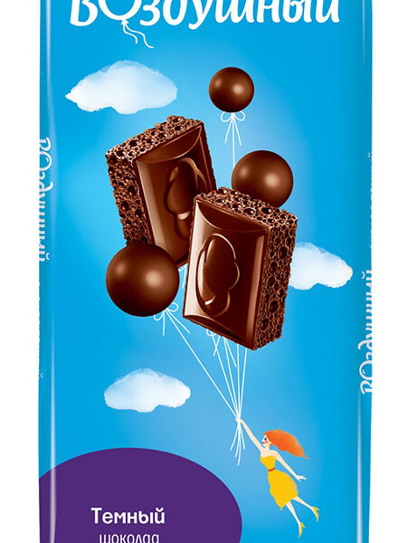 Шоколад темный Воздушный пористый 80 г