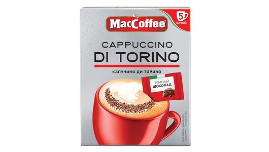 Кофейный напиток 3 в 1 MacCoffee Cappuccino di Torino 5×25.5 г