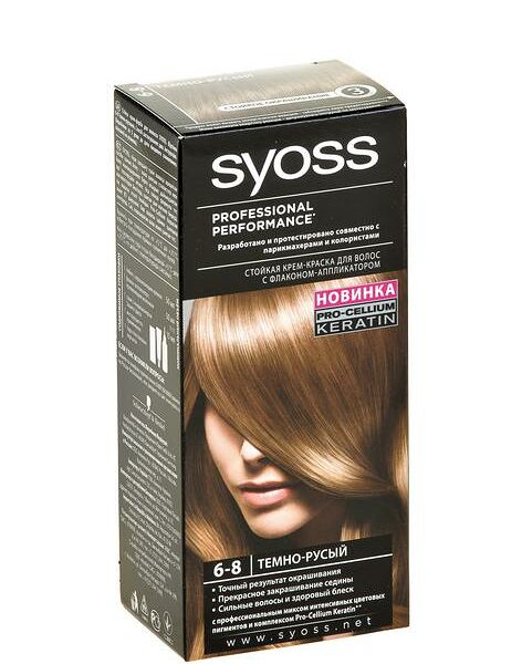 Крем-краска для волос Syoss SalonPlex Темно-русый