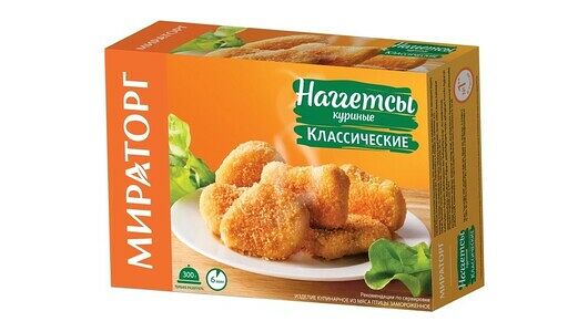 Наггетсы куриные Мираторг Классические, 300 г